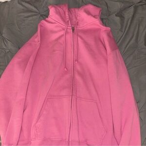 Pink Zip up